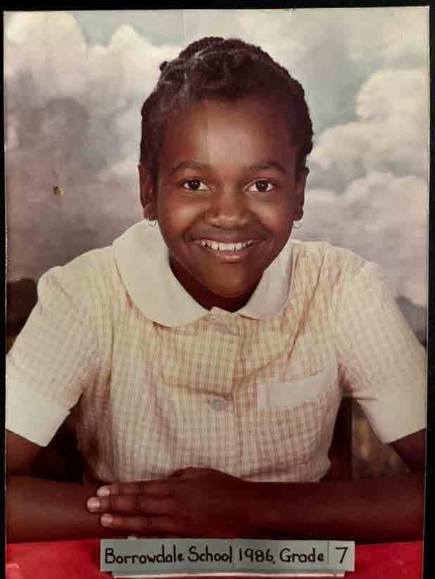Borrowdale School Grade 7 childhood portrait.