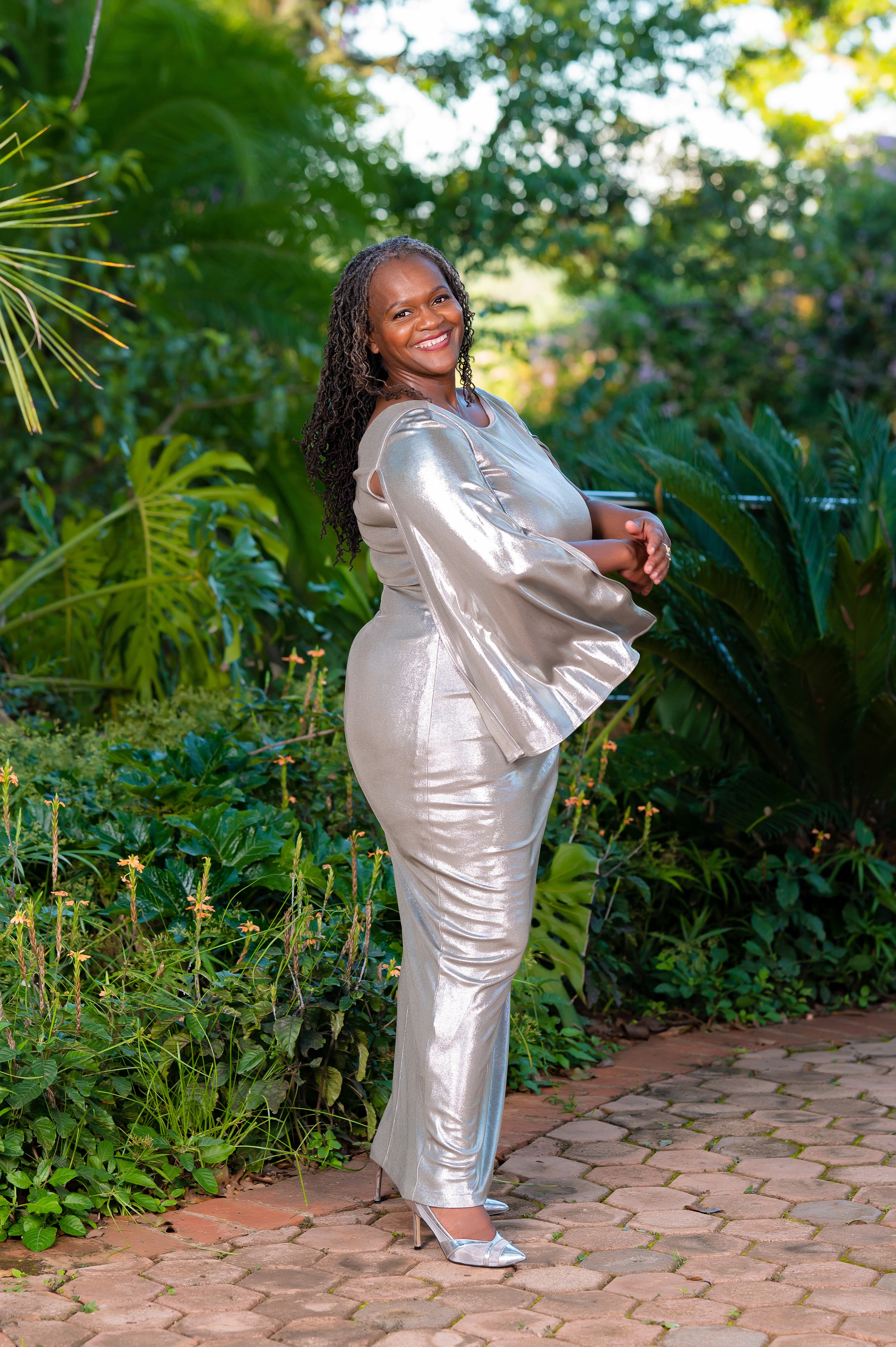 Clara Mlambo in an outdoor portrait.